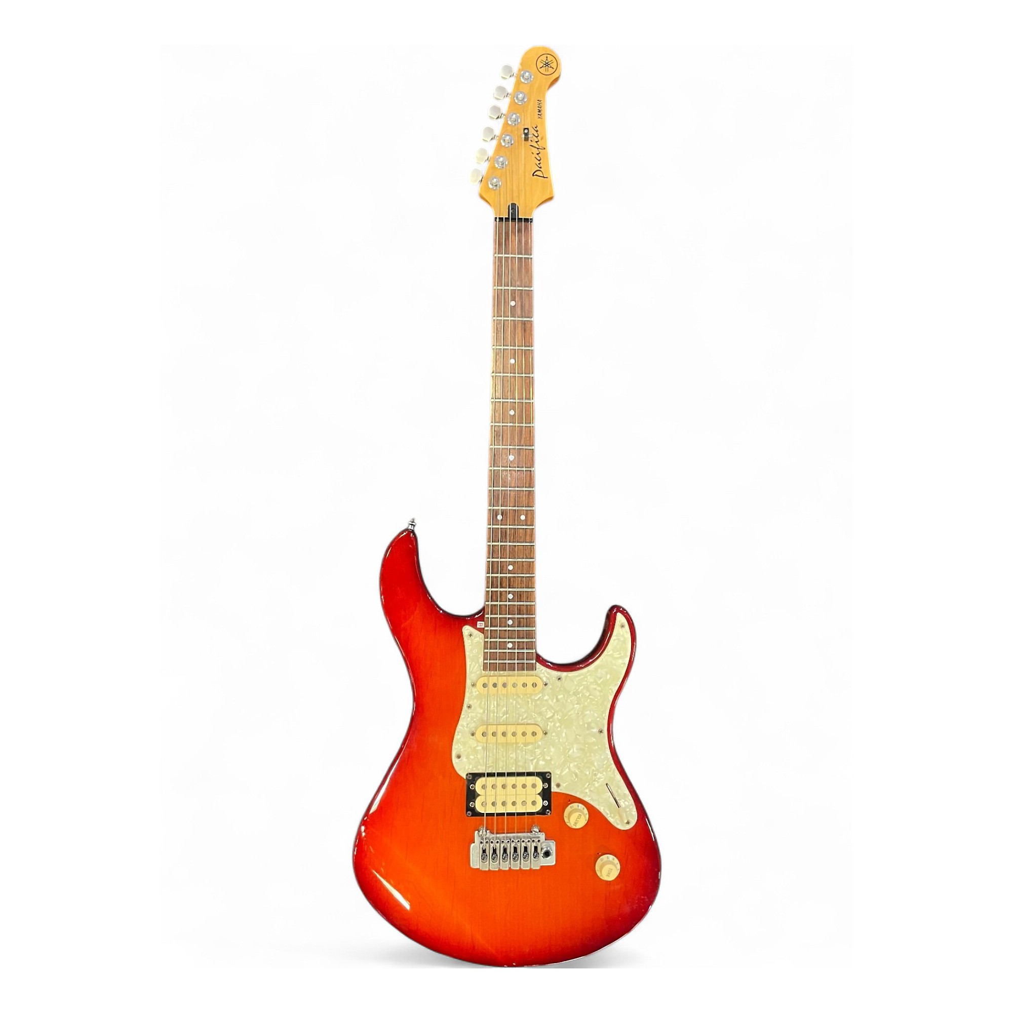 ギター YAMAHA Pacifica 604W Used Yamaha PAC604W Pacifica Amber Solid Body Electric