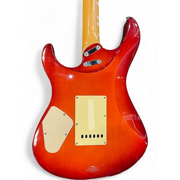 Used Yamaha PAC604W Pacifica Amber Solid Body Electric Guitar