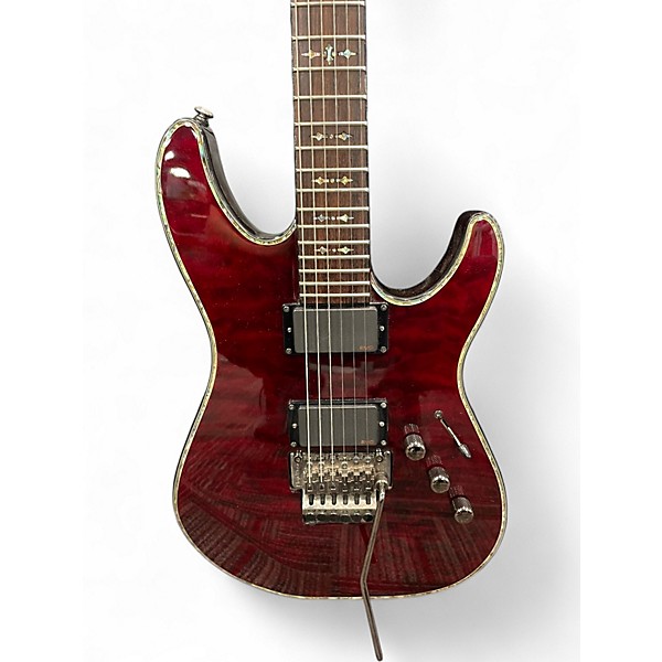 Used Schecter Guitar Research DIAMOND SERIES HELLRAISER Wine Red