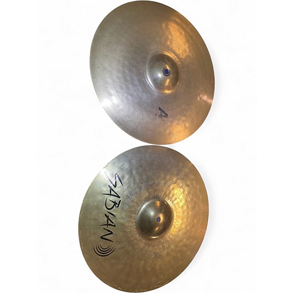 Used SABIAN 15in aax medium hihats Cymbal