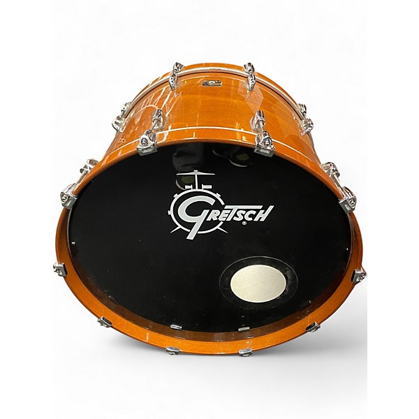 Used Gretsch Drums 4 Piece Pure Wood Renown Walnut Glaze Drum Kit
