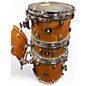 Used Gretsch Drums 4 Piece Pure Wood Renown Walnut Glaze Drum Kit