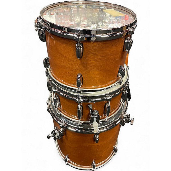 Used Gretsch Drums 4 Piece Pure Wood Renown Walnut Glaze Drum Kit