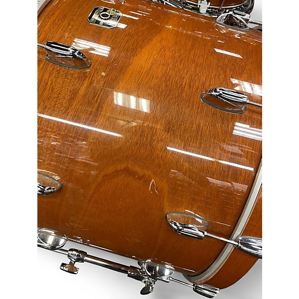 Used Gretsch Drums 4 Piece Pure Wood Renown Walnut Glaze Drum Kit
