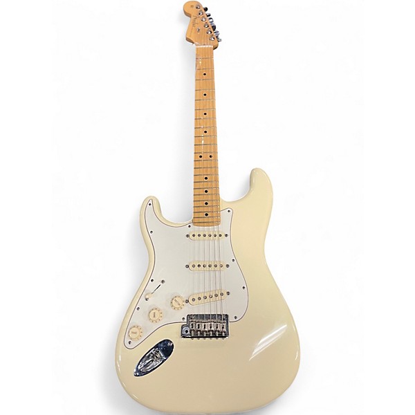 Used Fender STANDARD STRATOCASTER Olympic White Solid Body Electric Guitar