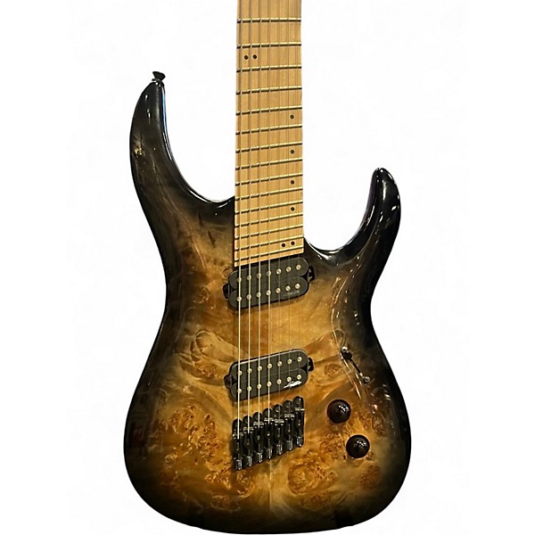 Used Legator Ninja 7 Trans Black Burst Solid Body Electric Guitar