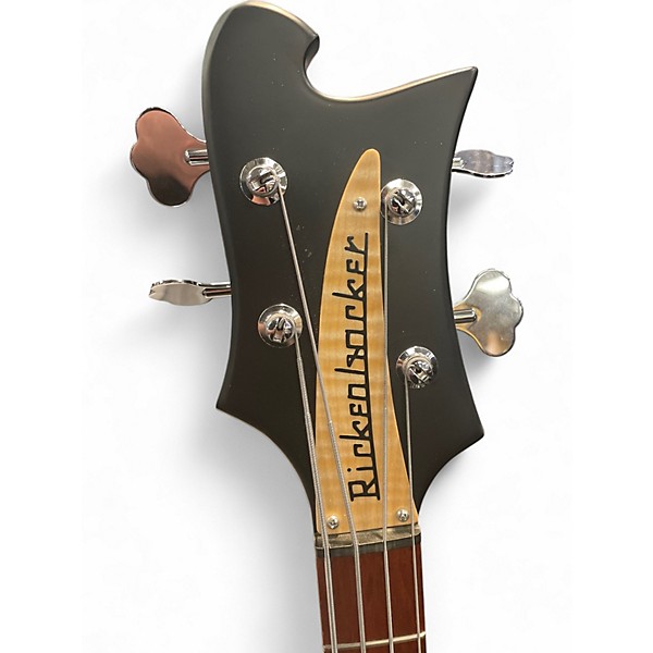 Used Rickenbacker 4003S Black Electric Bass Guitar