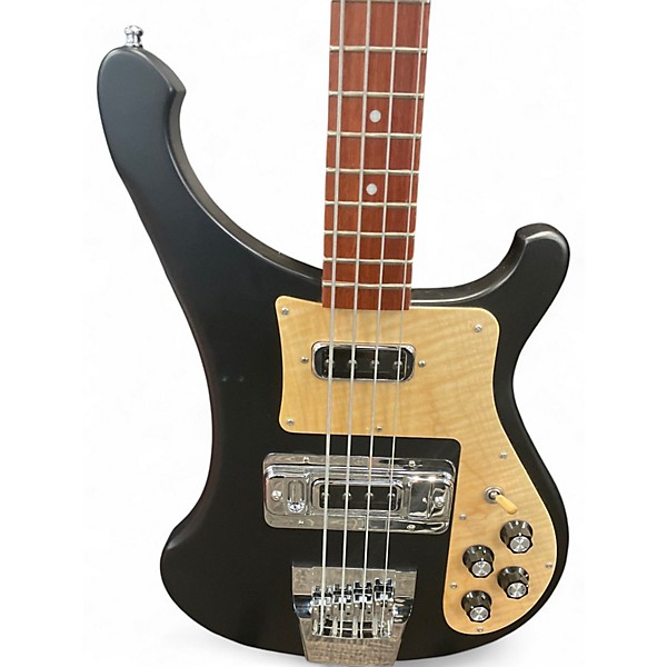 Used Rickenbacker 4003S Black Electric Bass Guitar
