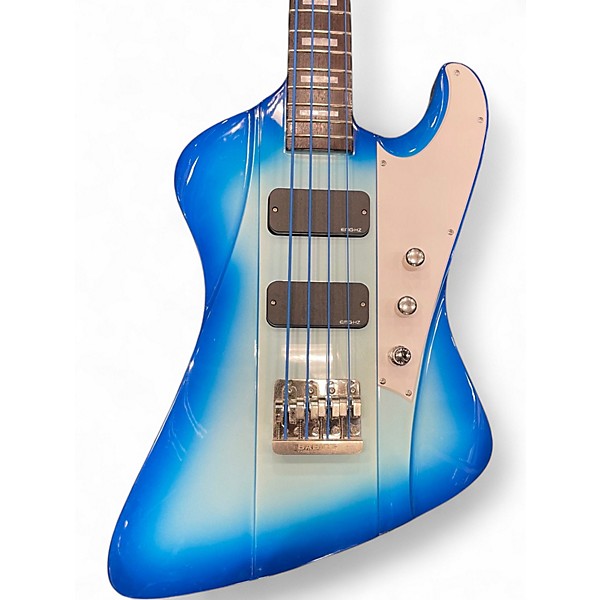 Used DBZ Guitars hailfire Blue Burst Electric Bass Guitar