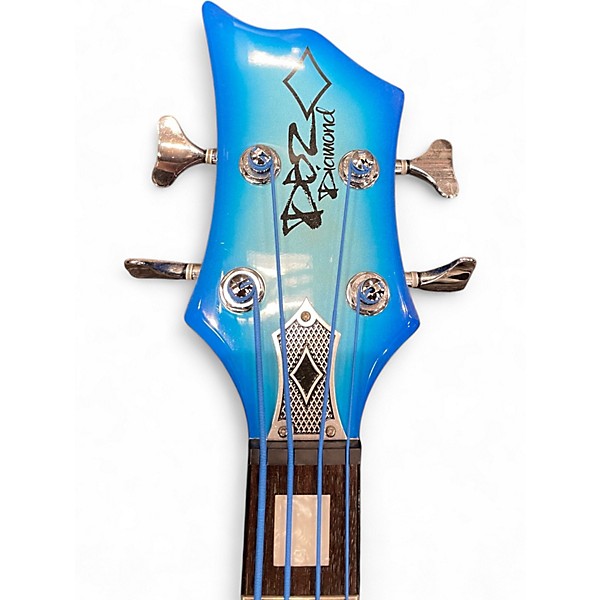 Used DBZ Guitars hailfire Blue Burst Electric Bass Guitar