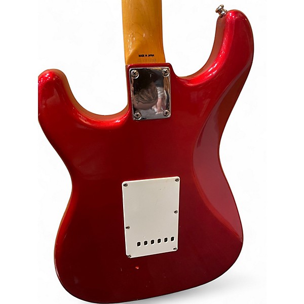 Vintage 1987 Fender ST-62 Candy Apple Red Solid Body Electric Guitar