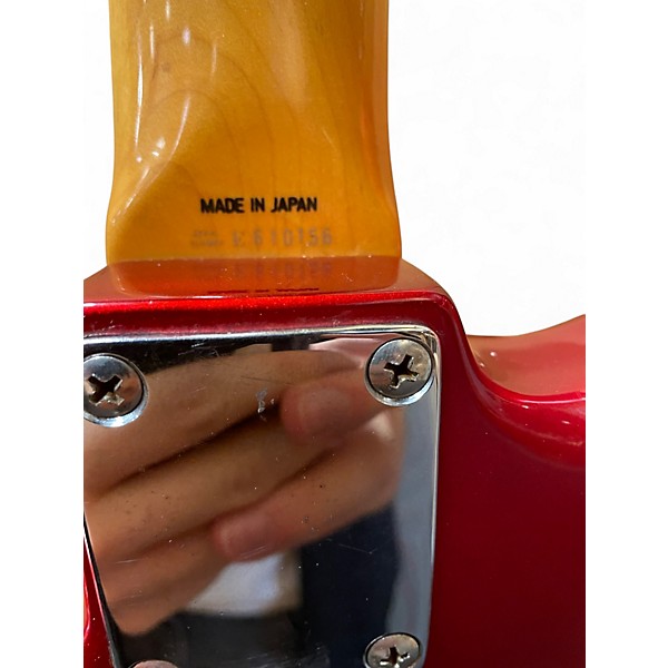 Vintage 1987 Fender ST-62 Candy Apple Red Solid Body Electric Guitar