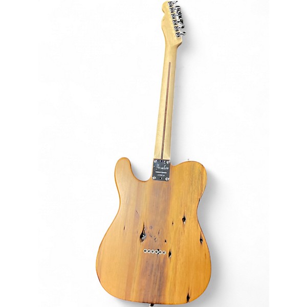 Used Fender  RECLAIMED OLD GLOBE COOKED PINE Natural Solid Body Electric Guitar