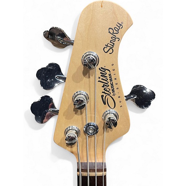 Used Sterling by Music Man Sub 4 Black Electric Bass Guitar