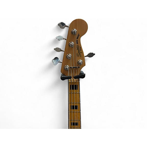 Used Squier classic vibe 70s 5 string jazz Natural Electric Bass Guitar