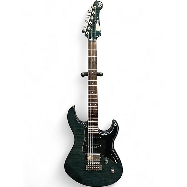 Used Yamaha Pacifica PAC612VIIFM Indigo Blue Solid Body