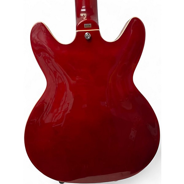 Used Hagstrom Viking Bass Red Electric Bass Guitar