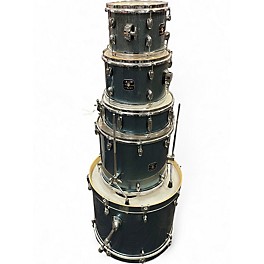 Used Gretsch Drums 5 Piece Energy With Hardware Teal Sparkle Drum Kit