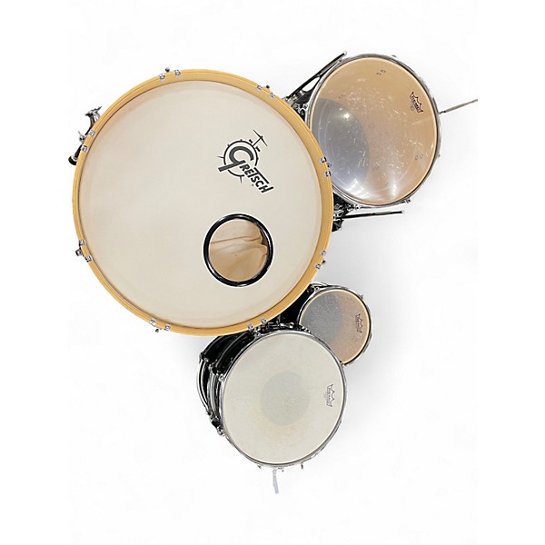 Used Gretsch Drums 5 Piece Energy With Hardware Teal Sparkle Drum Kit