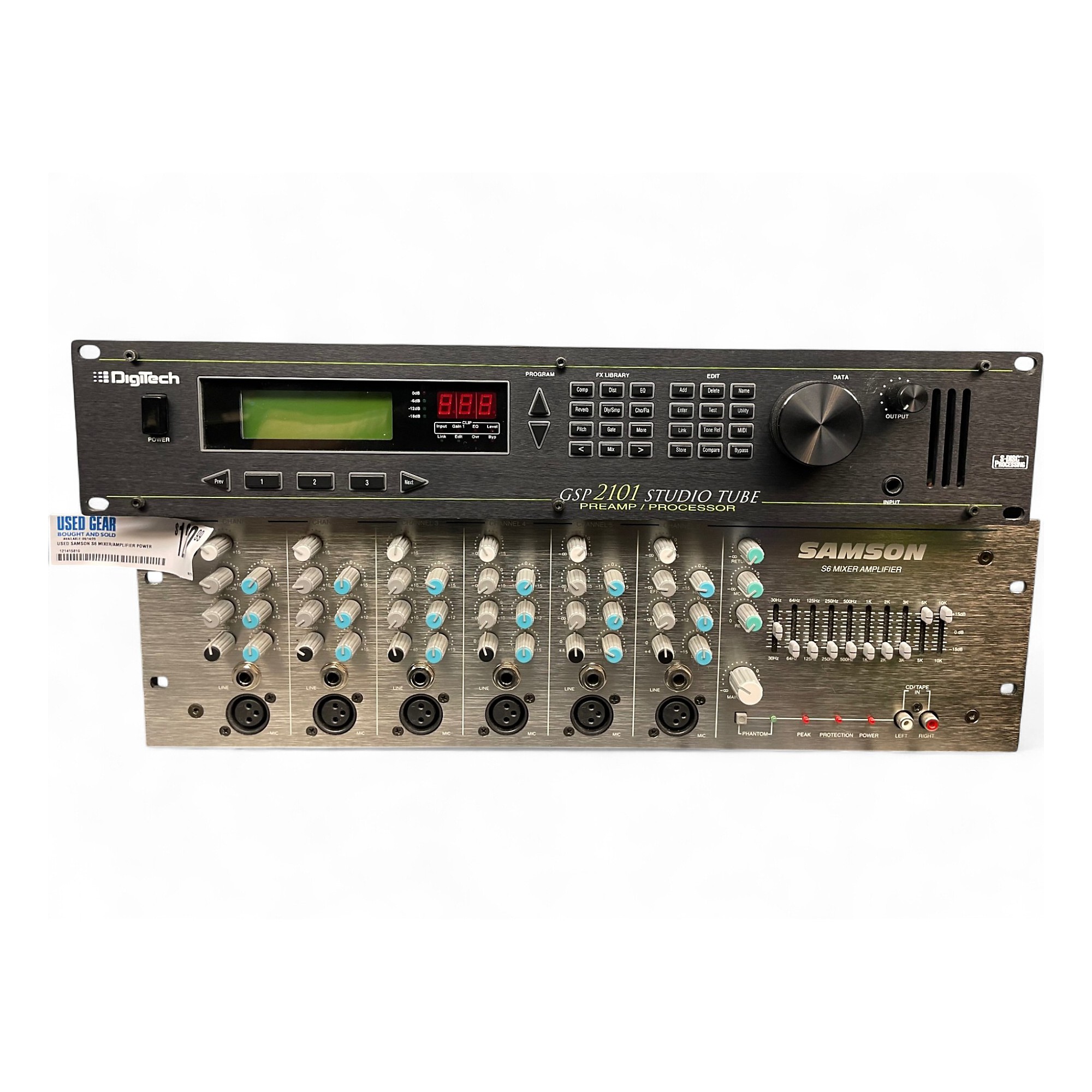 Used DigiTech GSP2101 Studio Tube Guitar Preamp | Guitar Center