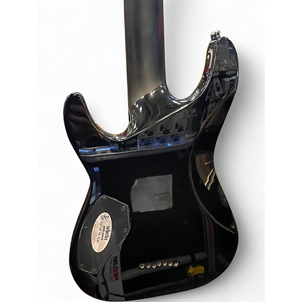 Used Schecter Guitar Research C7 Blackjack Black Solid Body Electric Guitar