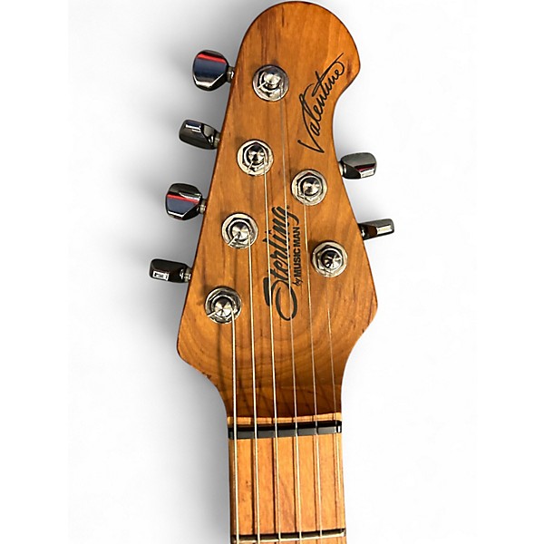 Used Sterling by Music Man Valentine Butterscotch Solid Body Electric Guitar