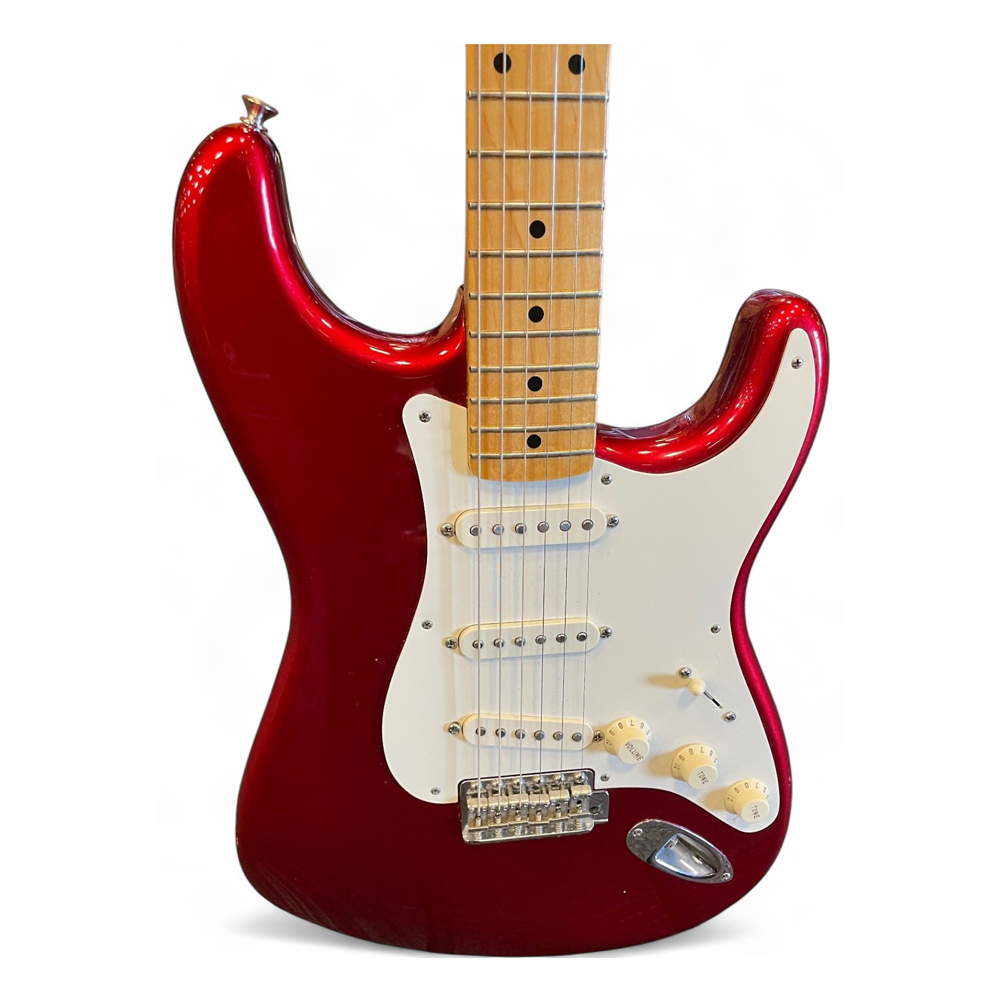 Used Fender Vintage Hot Rod '57 Stratocaster Candy Apple Red