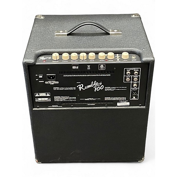 Used Fender Rumble 100 1x15 100W Bass Combo Amp