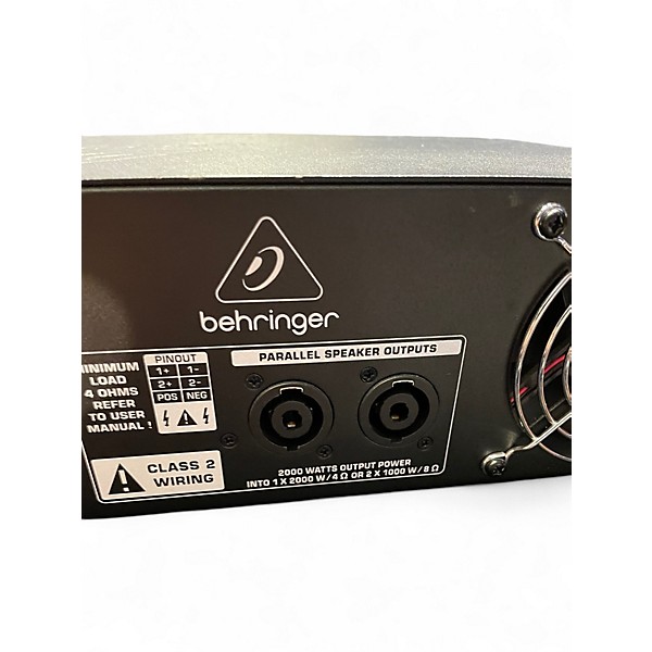 Used Behringer Ultrabass BX2000H 2000W Bass Amp Head