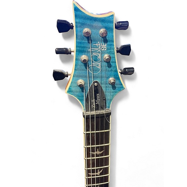 Used PRS Zach Myers Signature SE Ocean Turquoise Solid Body Electric Guitar