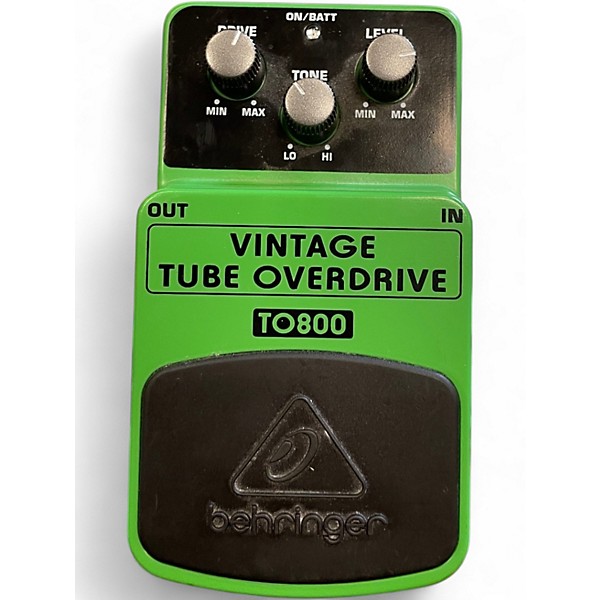 Used Behringer TO800 Vintage Tube Overdrive Effect Pedal