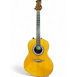 Used Ovation 1639 Natural Acoustic Electric Guitar