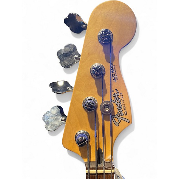 Used 2007 Fender Standard Fretless Jazz Bass Alpine White Electric Bass Guitar