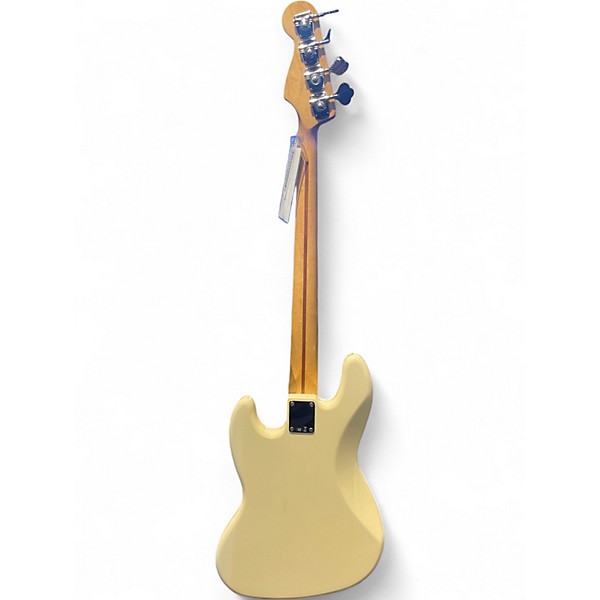 Used 2007 Fender Standard Fretless Jazz Bass Alpine White Electric Bass Guitar