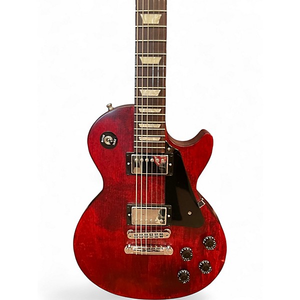 Used 2016 Gibson Les Paul Studio Worn Cherry Solid Body Electric Guitar