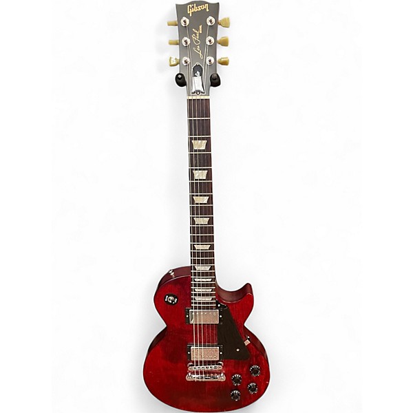 Used 2016 Gibson Les Paul Studio Worn Cherry Solid Body Electric Guitar