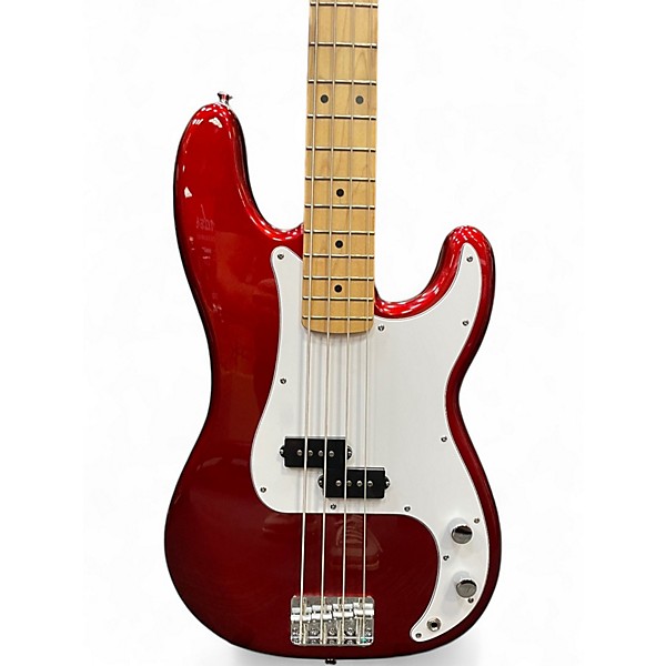 Used 2025 Fender Standard Precision Bass Candy Cola Electric Bass Guitar
