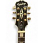 Used Epiphone Les Paul Custom Black and Gold Solid Body Electric Guitar