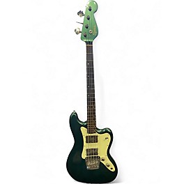 Used Squier PARANORMAL RASCAL HH Sherwood Green Electric Bass Guitar