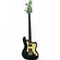 Used Squier PARANORMAL RASCAL HH Sherwood Green Electric Bass Guitar thumbnail