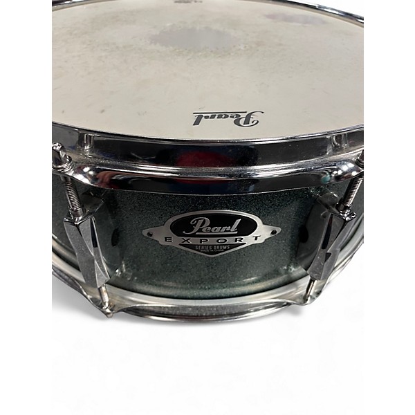 Used Pearl 14X5.5 Export Blue Sparkle Drum