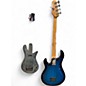 Used Ernie Ball Music Man Stingray 5 H Blue Burst Electric Bass Guitar