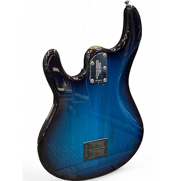 Used Ernie Ball Music Man Stingray 5 H Blue Burst Electric Bass Guitar