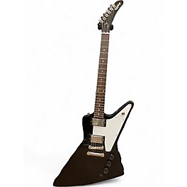 Used 2023 Epiphone Explorer Black Solid Body Electric Guitar