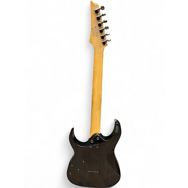 Used Ibanez RG3EX1 Trans Black Solid Body Electric Guitar