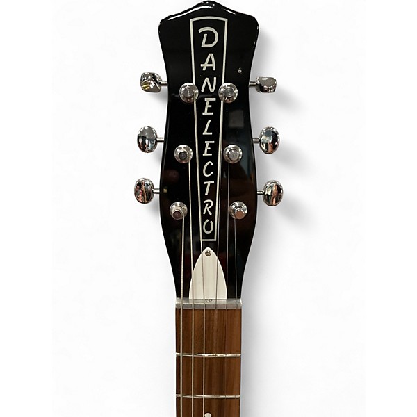 Used Danelectro NOS + Black and White Solid Body Electric Guitar