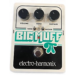 Used Electro-Harmonix Green Russian Big Muff Pi Fuzz Effect Pedal