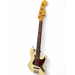 Used Fender American Professional II Jazz Bass V Olympic White Electric Bass Guitar