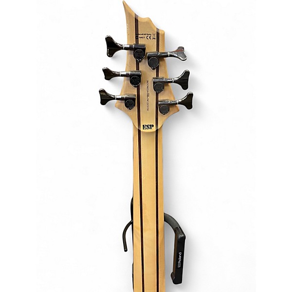 Used ESP LTD B206SM 6 String Natural Electric Bass Guitar