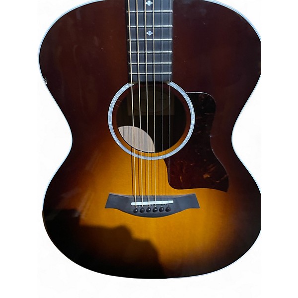 Used Taylor 214e dlx 3 Color Sunburst Acoustic Guitar